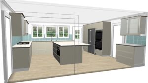 3D IKEA Kitchen Planner Rendering - JHNS2 001