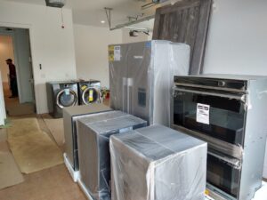 Appliance delivery and installation