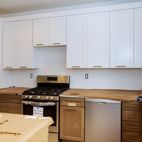 installing new induction hob in modern kitchen home